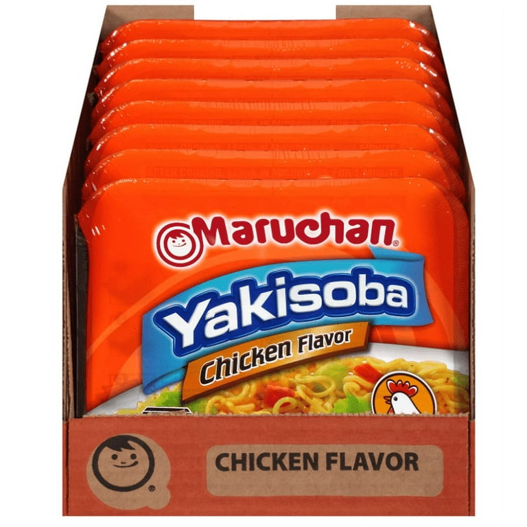 Maruchan Yakisoba Chicken Flavor, 4.00 Oz, Pack of 8