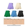 thumbnail image 5 of UKAP Ladies Skirts High Waist Mini Lace Up Boho Beach Beige XL, 5 of 5