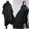 thumbnail image 2 of Disfraz de profesor Severus Snape para cosplay, capa negra escolar, camisas, trajes para adultos, túnica, varita mágica, uniformes para fiesta de carnaval, 2 of 5