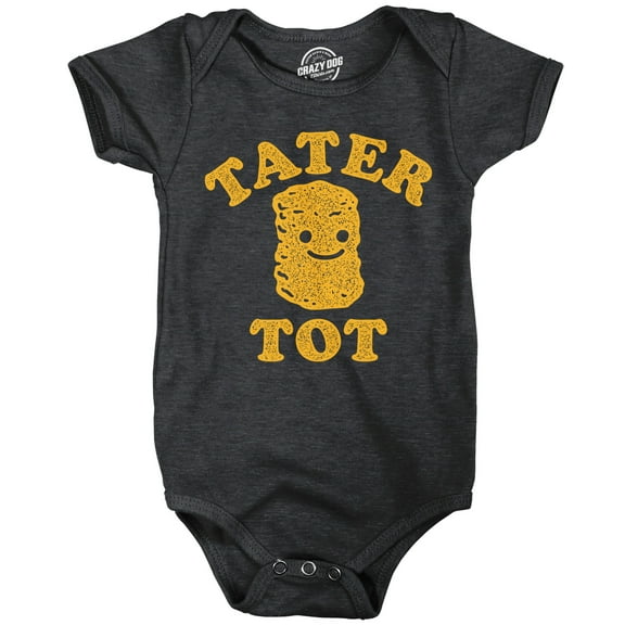 Tater Tot Baby Bodysuit Funny Sarcastic Graphic Novelty Jumper for Infants