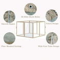 thumbnail image 2 of Unique Choice 10x10 Ft Gazebo Mesh Screen Replacement Mosquito Netting with Zippers,Beige, 2 of 7