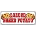thumbnail image 2 of Loaded Baked Potato Banner Sign Idaho Fresh hot Bacon Cheese Soup Topped, 2 of 4