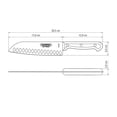 thumbnail image 3 of Cuchillo Santoku Tramontina Ultracorte 7 Pulgadas Negro, 3 of 4