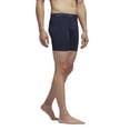 thumbnail image 4 of Calzoncillos bóxer Adidas para hombre, paquete de 3, color azul marino, gris, azul oscuro, microfibra, talla XXL, 4 of 7