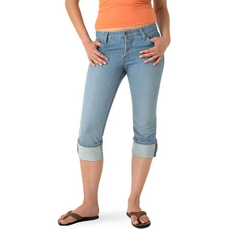 Levi Strauss Signature - Juniors Authentic Cuffed Capri