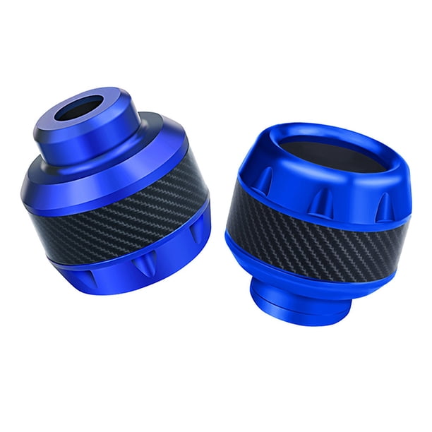 Advancent Pack de 2 Protectores Universales Moto Cazoletas Horquilla Delantera Crash Racing Bicicletas eléctricas Azul