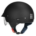 GLX M14 Cruiser Scooter Motorcycle Half Helmet With Free Tinted