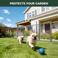 thumbnail image 3 of FXW Garden Fence Outdoor for the Yard – 24in(H) x 15.2ft(L) Heavy Duty Metal Animal Barrier for Dog, No Dig Decorative Dog Fence, 8 Panels, Silver, 3 of 6