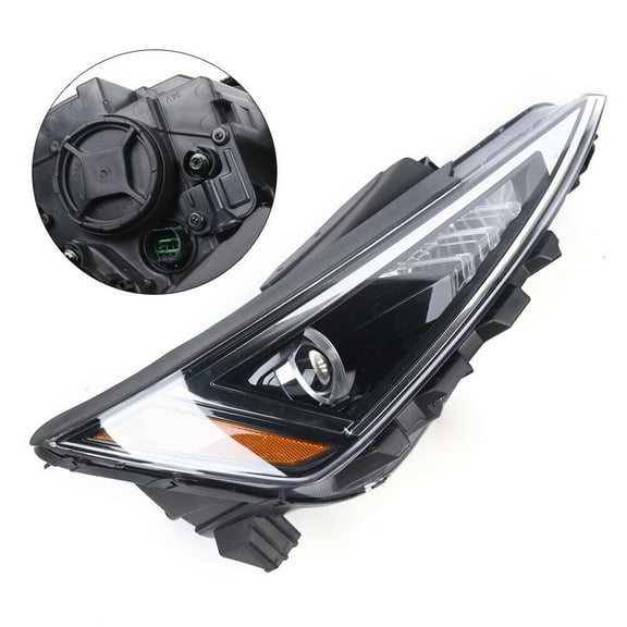 Miumaeov Passenger Side Halogen Headlight Right Headlamp Assembly For 2019 2020 Hyundai Elantra Sedan