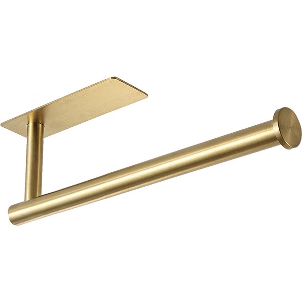theaoo Gold Paper Towel Holder Under Paper Towel Holder for