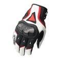 thumbnail image 3 of Labymos Gloves Cowhide Leather Soft Sheepskin Carbon Fiber Shell Riding Gloves for Riding Bike Motorcycle, 3 of 8