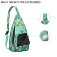 thumbnail image 2 of Waterproof Hiking Backpack Sling Bag for Women – Lightweight Crossbody Bag with Adjustable Strap, Multipurpose Chest Bag for Travel & Outdoor Adventures – Mandala Zen Geometric Design, 2 of 4