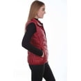thumbnail image 3 of Scully Womens Red Soft Lamb Puffer Vest S, 3 of 4