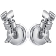 2PCS Adjustable Shower Head Holder Suction Cup Handheld Wall Mount Bathroom Bracket