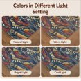 thumbnail image 7 of Design&I 4'x6' Washable Area Rug Checkered Border Bold Stripes Loops Vintage Car Cartoon Track Playful Expressive for Home Office, Under Desk, Snag-Free Skid-Resistant Medium, 7 of 7