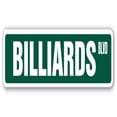 thumbnail image 1 of SignMission SS-BILLIARDS 18 Po. Panneau de Rue Billard - Fléchettes de Queue de Piscine, 1 of 1