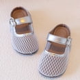 thumbnail image 6 of Gtoiithly Girls Summer Sandals for Kids Comfortable Lightweight Outdoor Play Shoes with Adjustable Straps for Toddler and Little Girls Silver 3-3.5 Years, 6 of 6