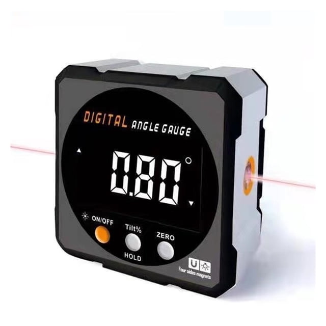Digital Protractor Laser USB Inclinometer 360° Level Angle Finder High Precision Goniometer ,Water-Proof & Dust Resistant
