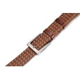 thumbnail image 3 of Mio Marino Men’s Leather Entwine Elastic Web Belt, 3 of 5
