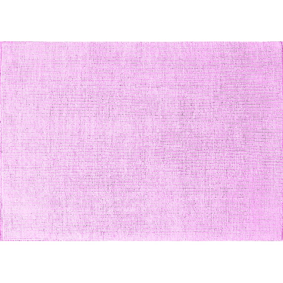 Ahgly Company Indoor Rectangle Solid Pink Modern Area Rugs, 2' x 5'