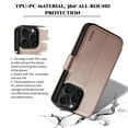 thumbnail image 6 of Elehold Case for iPhone 14 Pro Max with Credit Card Holder, Compatible with MagSafe, PU Leather Flip Kickstand Women Men for iPhone 14 Pro Max Phone Case,Rosegold, 6 of 8
