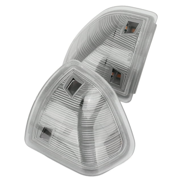 Aramox Rearview Mirror Turn Signal Light, 2pcs Side Mirror LED Turn Signal Light Left Right 68302828AA 68302829AA Replacement For 1500 Truck 2011-17