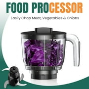 LINKChef Smoothie Blender 57oz Food Processor Combo with Powerful Chopper Grinder
