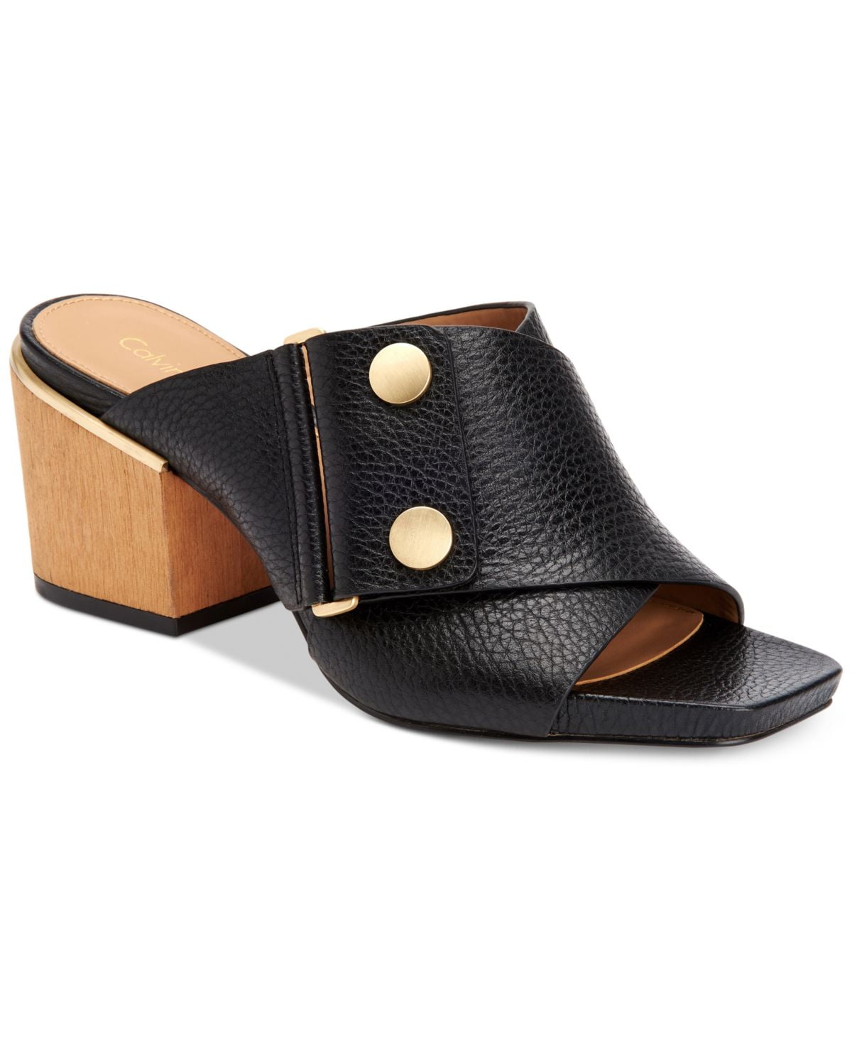 calvin klein flat mules