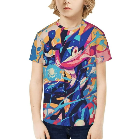 Boys Girls Teens T Shirt Graphic Print Casual Short Sleeve Funny Top Tees Shirt for Youth Kids