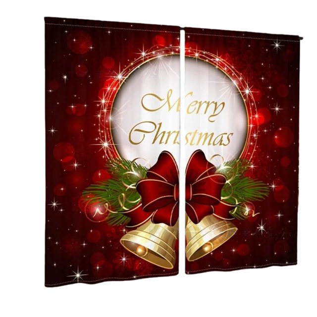 TIELUTT Rideaux Imprimés pour les Fêtes 2 Rideaux Plats 2D Imprimés Rouges de Noël avec Flocons de Neige et Rideaux 84 Pouces de Long 4 Panneaux Rideaux en Dentelle Courts Rideau de Douche Frais pour l'Extérieur Rideaux de Fenêtre Baseball Cu