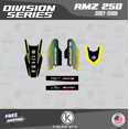 thumbnail image 4 of Kalair GFX Graphics Kit for Suzuki RMZ250 (2007-2009) Division Series, 4 of 5