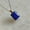 Rose, variant on Natural Lapis Lazuli Pendant, 14K Solid Yellow Gold Lapis Pendant, September Birthstone Pendant, Lapis Lazuli Jewelry, Christmas Present