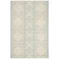 thumbnail image 3 of SAFAVIEH Beach House Kiaran Southwestern Indoor/Outdoor Area Rug Aqua/Cream, 6'7" x 6'7" Round, 3 of 7