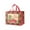 B#1025, variant on Taotanxi Christmas Plaid Large Tote Bags with Handles Reusable Red Grocery Shopping Bag Non-Woven Bags Black Green Lattice Gift Bag Truck Wreath Waterproof Party Treat Goodie Bag for Favors