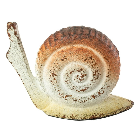 Foreside Home & Garden Cast Iron Snail Figurine – Garden & Home Décor Accent