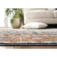 thumbnail image 3 of SAFAVIEH Heirloom Collection HRL703N Navy / Beige Rug, 3 of 7