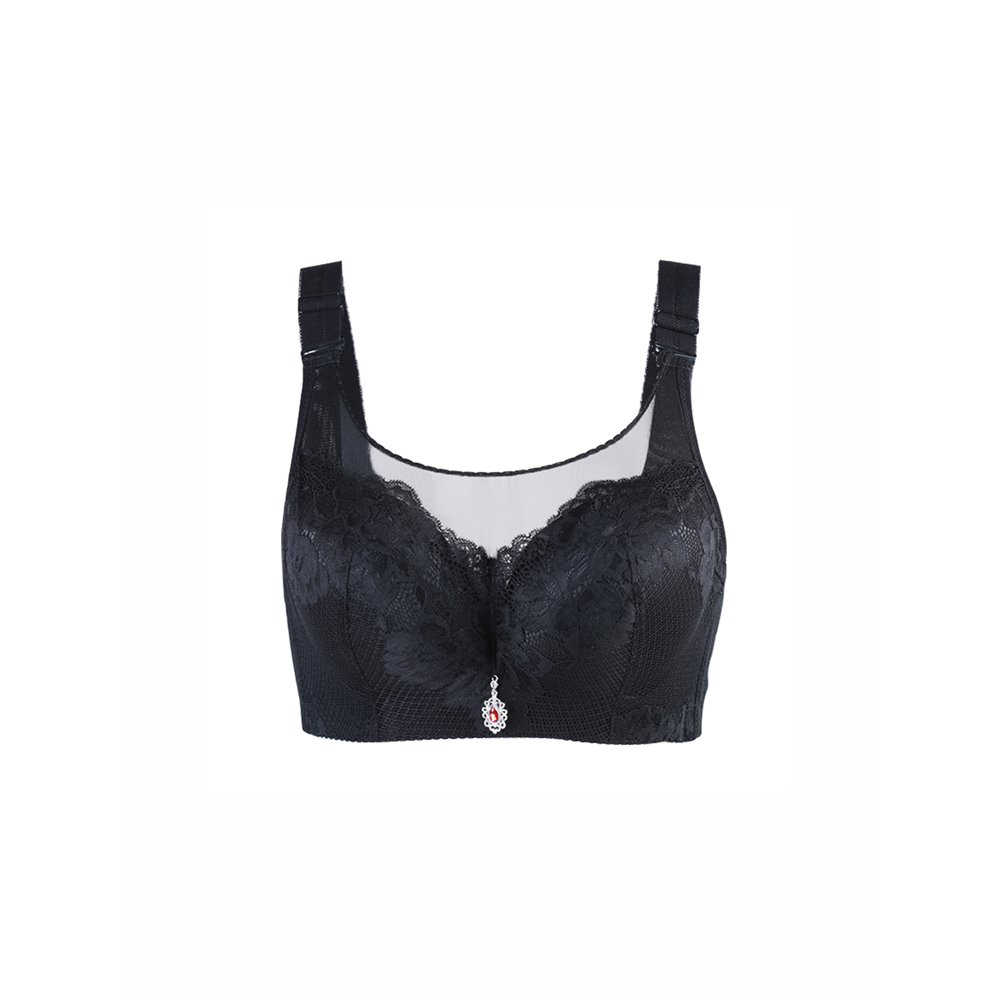 Unique Bargains Women Full Coverage Lace Front Plus Size Breathable