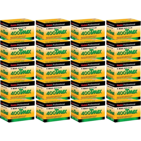 20 Rolls Kodak TMY-36 T-MAX 400 Black and White Negative 35mm Film FRESH