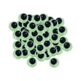 thumbnail image 3 of Glow in The Dark Eyes Luminous Sticker Round Stick on Self Adhesive for Handmade 8mm 100pcs, 3 of 8