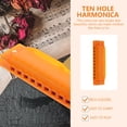 thumbnail image 4 of Harmonica Orange ABS 1Ensemble 3.9X1.2X0.8In, 4 of 8