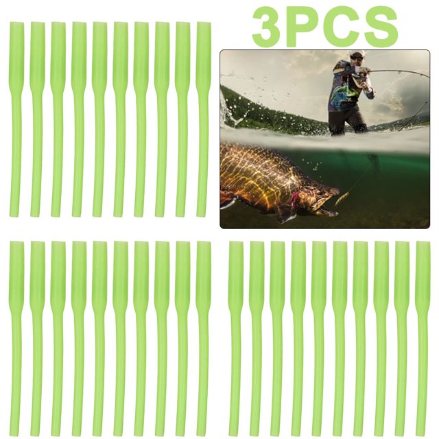 30 Uds. Tubo Luminoso Antigancho Alineador Línea Pesca
