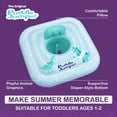 thumbnail image 5 of Puddle Jumper WonderSplash Square 3-Ring Inflatable Baby Boat Float, 24-33lbs (11-15kg) Weight Capacity, 5 of 14