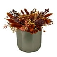 thumbnail image 2 of Bergamo Art 7 Inch Wide Decorative Handmade Glass Modern Flower Vase in Green, 2 of 3