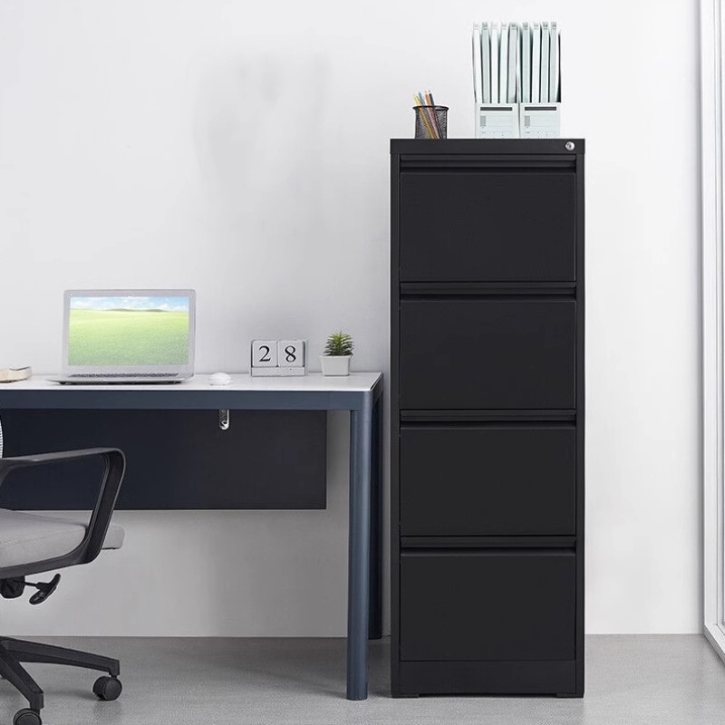 4 Drawer File Cabinet, Metal Storage Cabinet for Home Office, Steel Storage Drawer Hanging Letter /Legal/f4/a4 Files