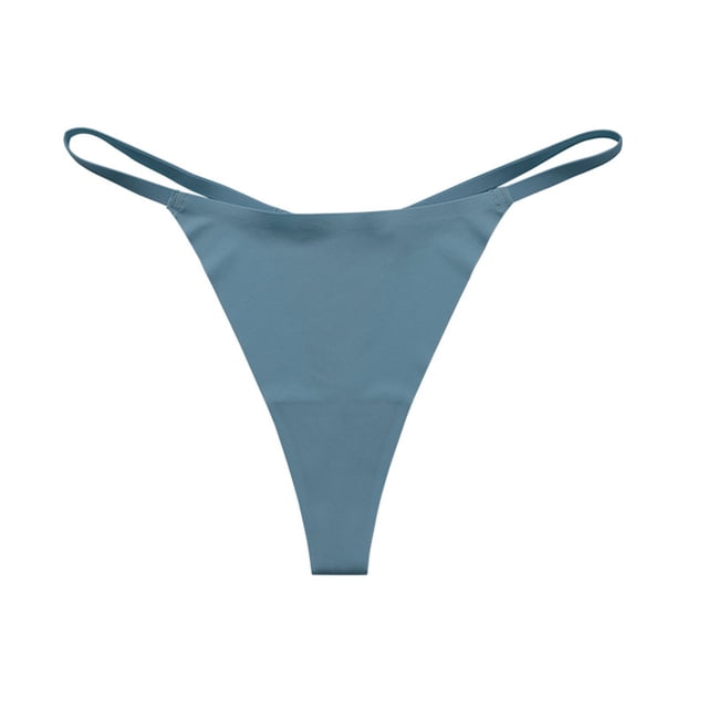 Timegard Strings Sans Coutures pour Femmes Taille Basse Lissants Respirants Culottes Confortables String sous-Vêtements