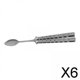 thumbnail image 1 of 5 cucharas de mariposa para exteriores, cuchara de entrenamiento de mariposa de acero inoxidable, práctica de mariposa para caza de Picnic 6 piezas, 1 of 10