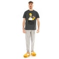 thumbnail image 2 of The Simpsons Mens Grey Short Sleeve Long Leg Pyjama Set, 2 of 5