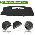 thumbnail image 3 of Unique Bargains Dash Cover for Chevy Silverado 2014-2018 Non-Slip Center Console Dash Cover Mat Polyester Silicone Gray, 3 of 7