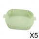 thumbnail image 1 of Revestimiento de silicona para freidora de aire,Revestimiento de silicona para freidora de aire Accesorios de cocina,Olla de silicona para freidora de aire Revestimiento reutilizable para, 1 of 8