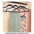 thumbnail image 4 of Ganchos para Ropa Mainstays Terciopelo Negro 10 piezas, 4 of 4